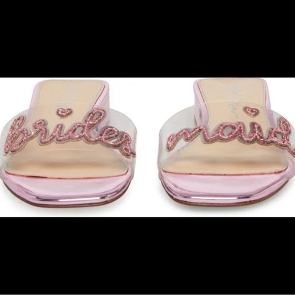 Betsey Johnson Pink Heels with Metallic Embellishment - Picture 2 of 14